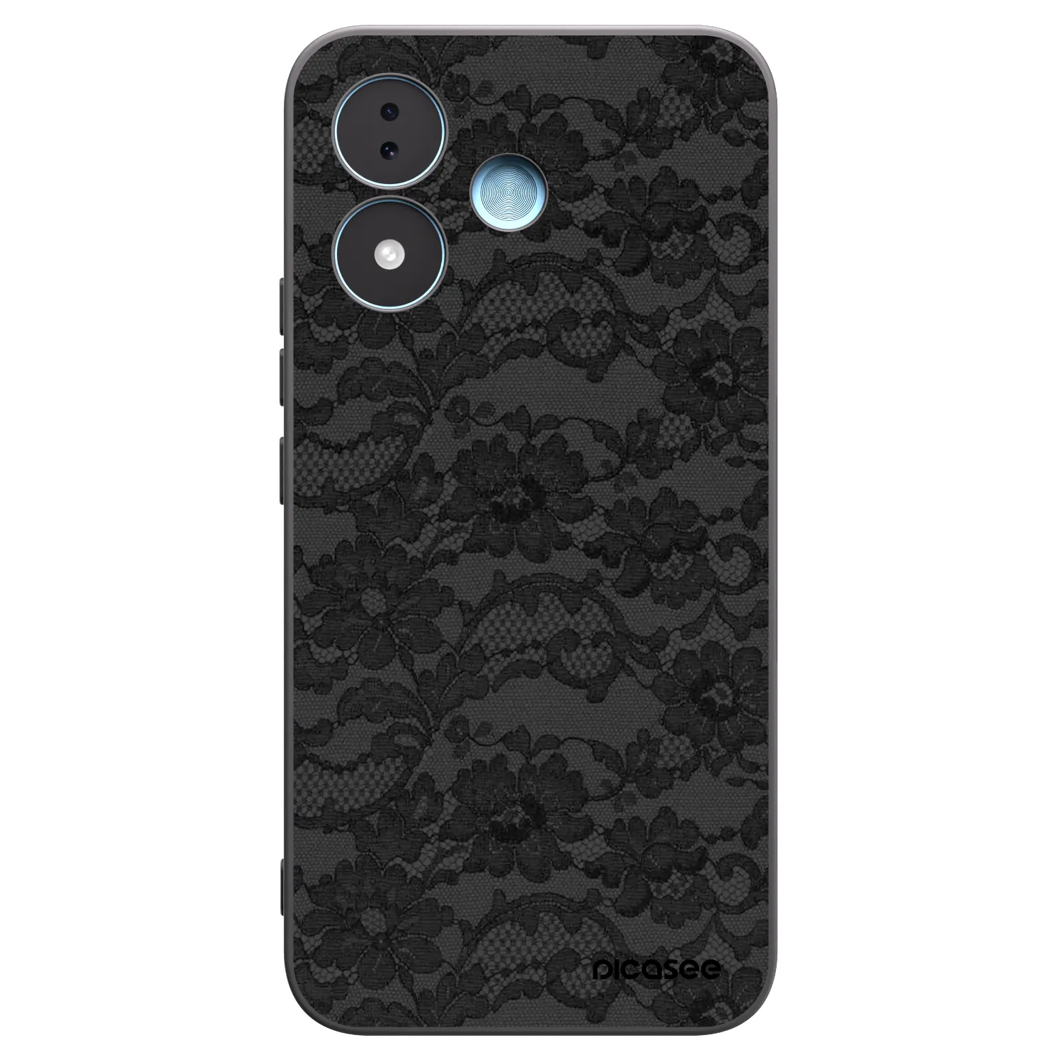 Picasee crna silikonska maskica za Xiaomi Redmi Note 17 5G - Dark Elegance