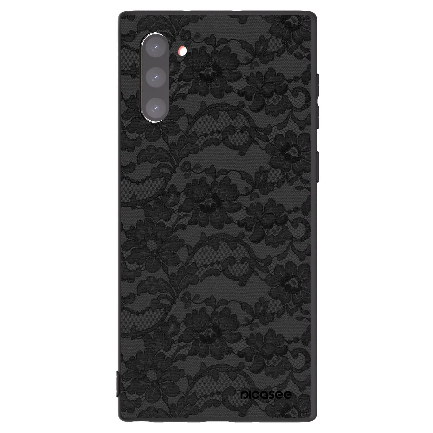 Picasee crna silikonska maskica za Samsung Galaxy Note 10 N970F - Dark Elegance