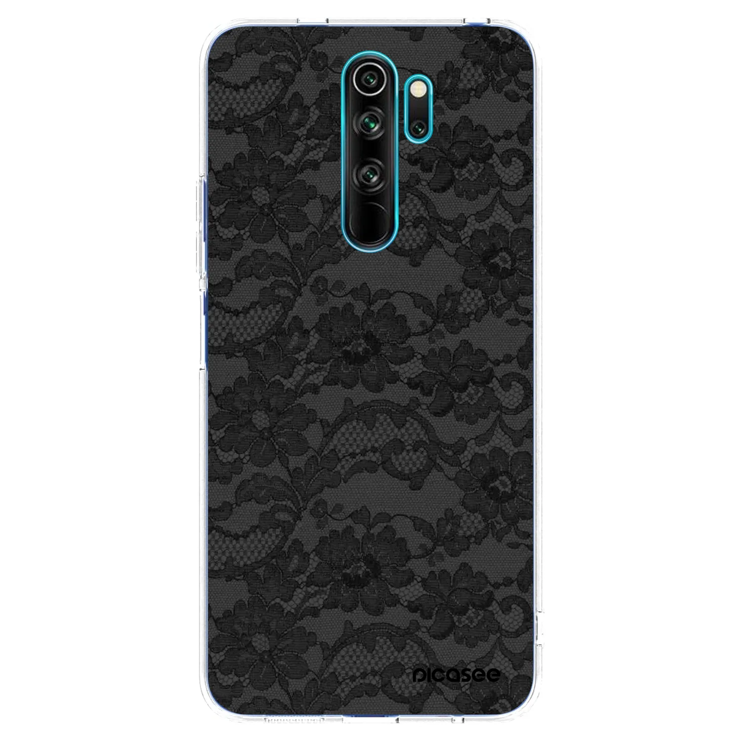 Picasee silikonska prozirna maskica za Xiaomi Redmi Note 8 Pro - Dark Elegance