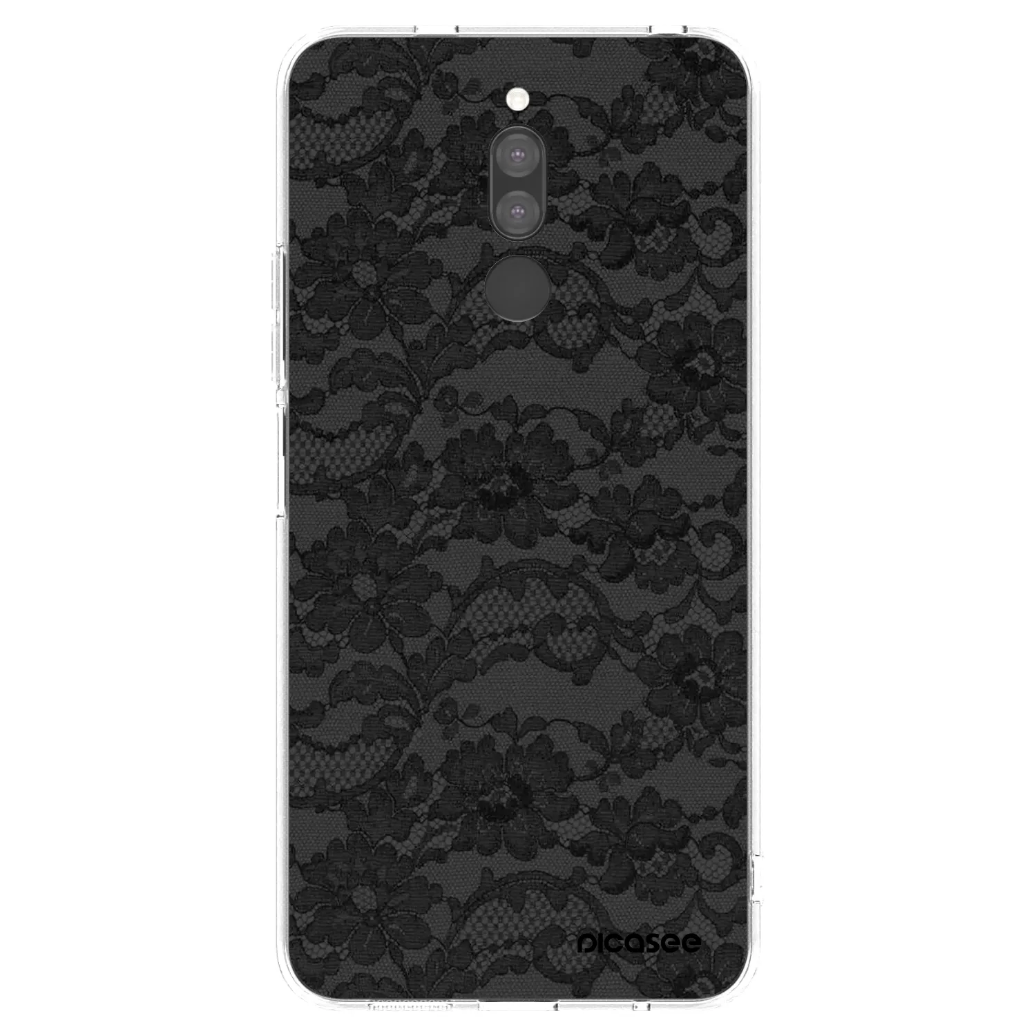 Picasee silikonska prozirna maskica za Xiaomi Redmi 8 - Dark Elegance
