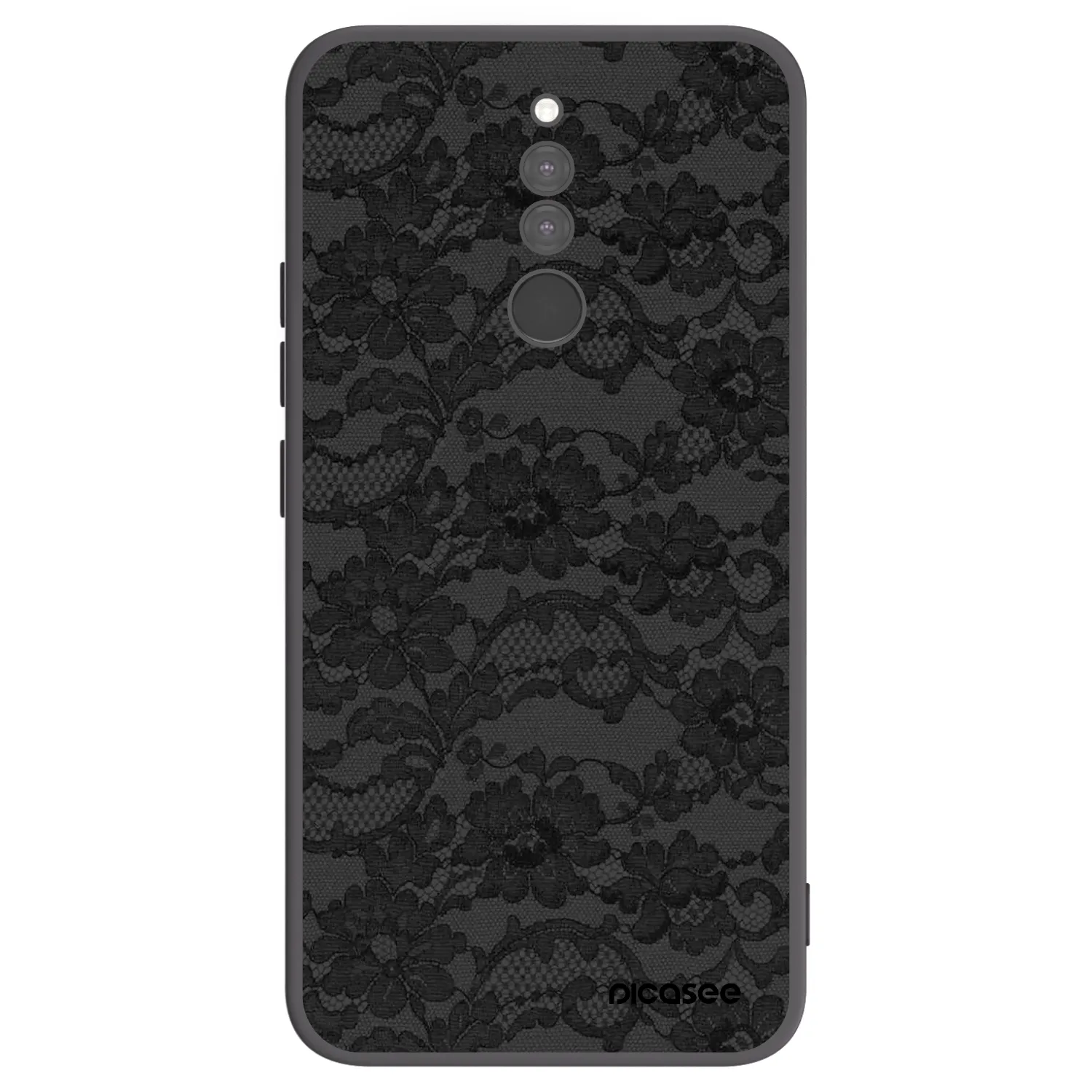 Picasee crna silikonska maskica za Xiaomi Redmi 8 - Dark Elegance