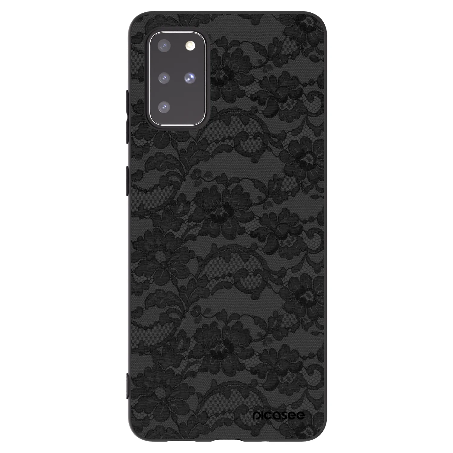 Picasee crna silikonska maskica za Samsung Galaxy S20+ G985F - Dark Elegance