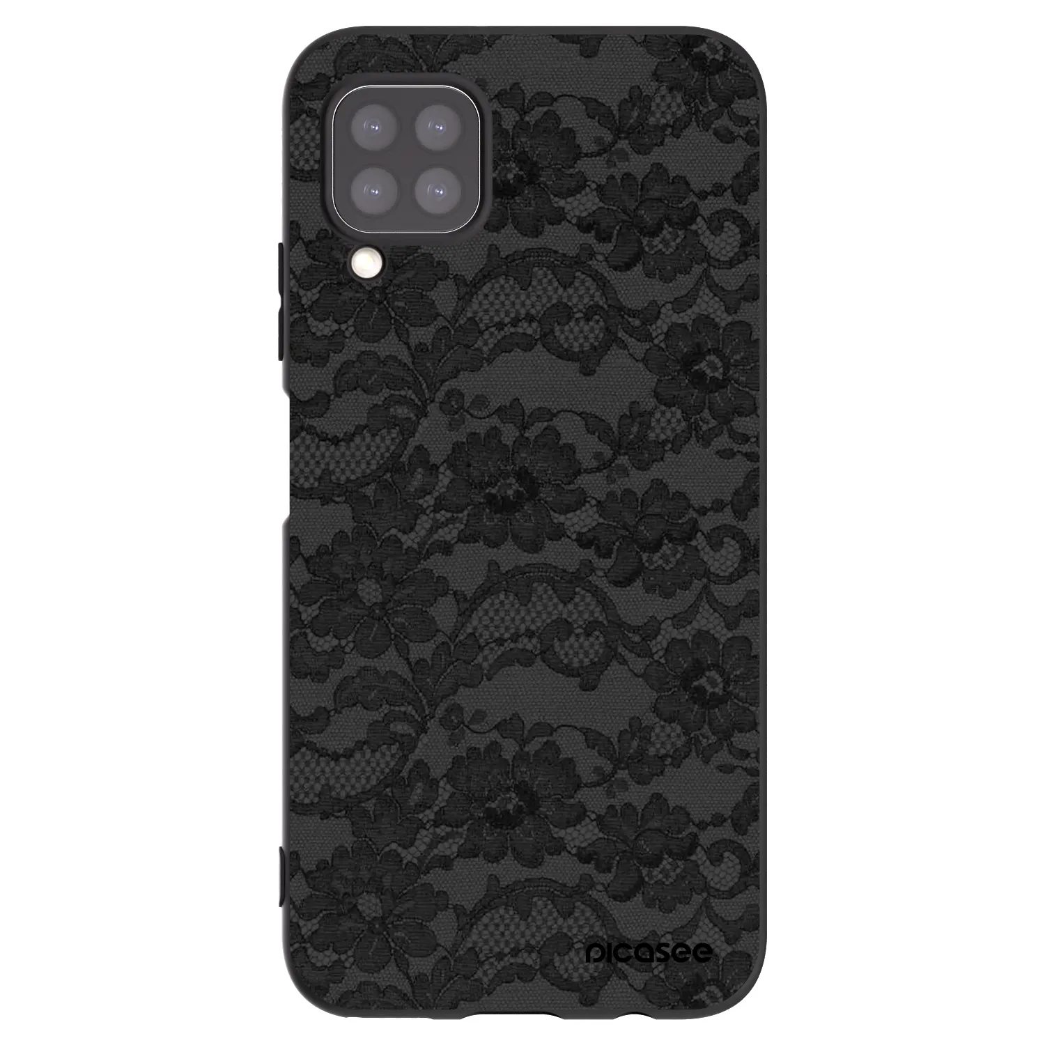Picasee crna silikonska maskica za Huawei P40 Lite - Dark Elegance