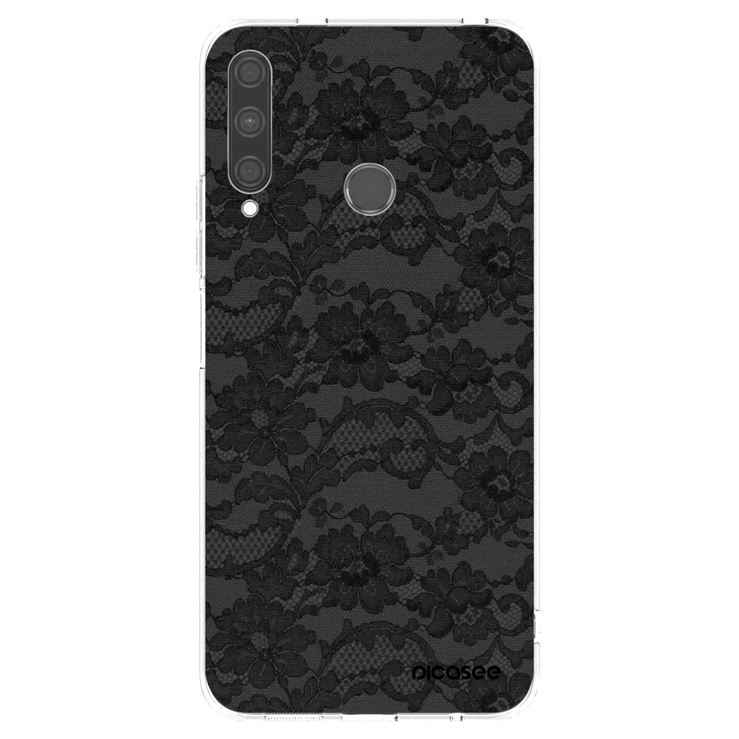 Picasee silikonska prozirna maskica za Huawei P40 Lite E - Dark Elegance