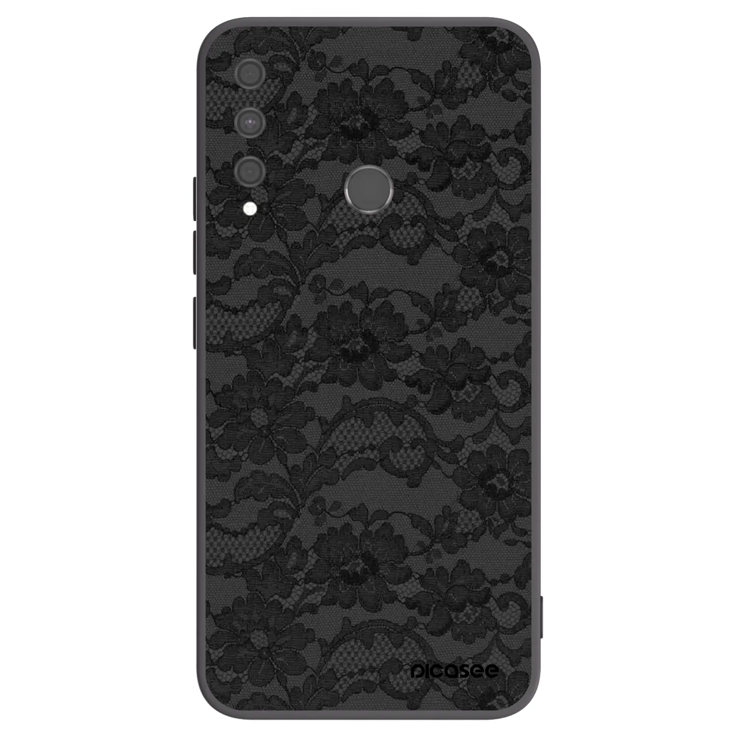 Picasee crna silikonska maskica za Huawei P40 Lite E - Dark Elegance