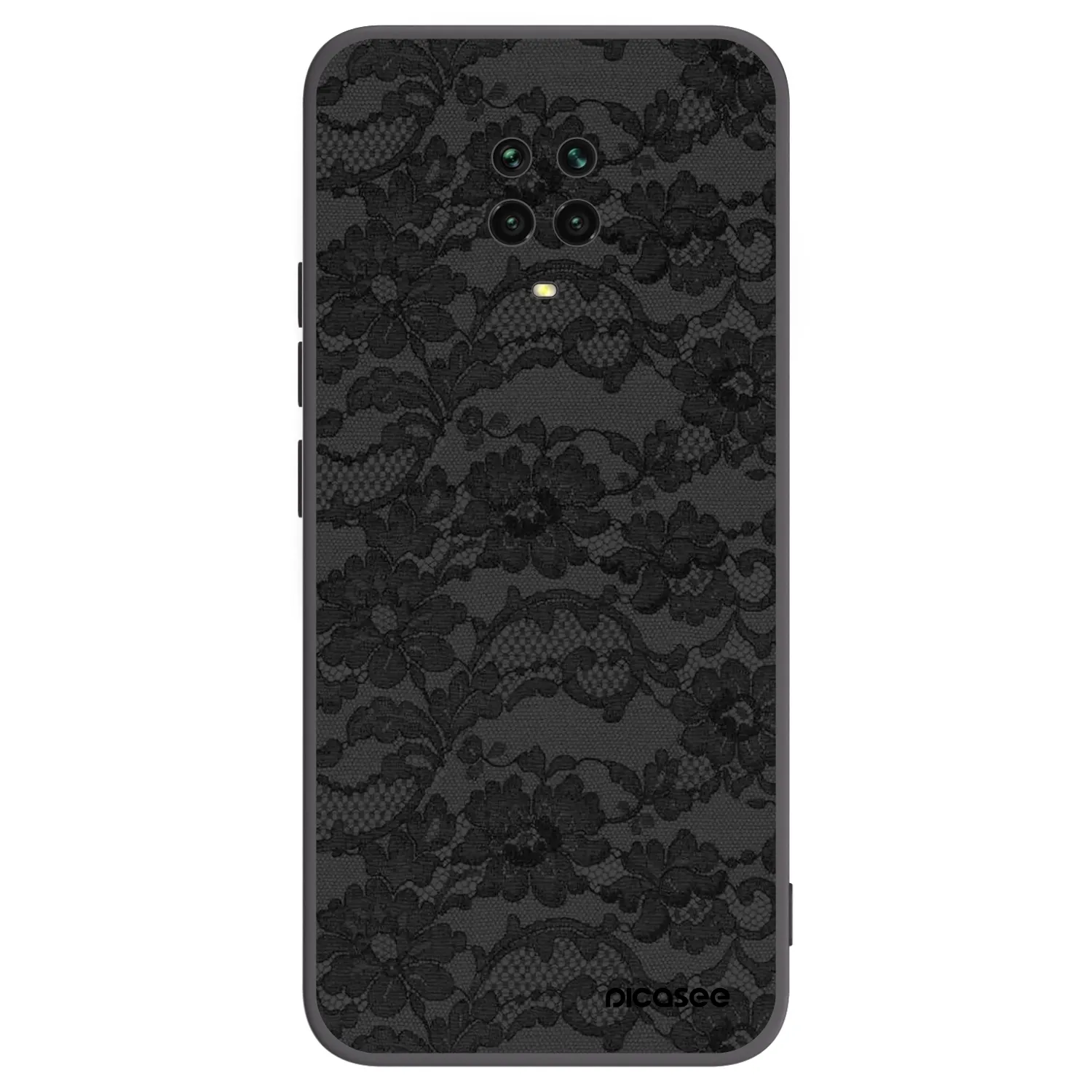 Picasee crna silikonska maskica za Xiaomi Redmi Note 9 Pro - Dark Elegance