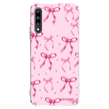 Picasee silikonska prozirna maskica za Honor 9X Pro - Bow Aesthetic