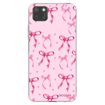 Picasee silikonska prozirna maskica za Huawei Y5P - Bow Aesthetic