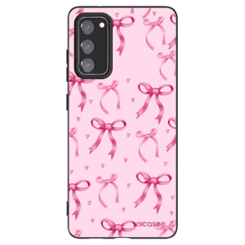Picasee crna silikonska maskica za Samsung Galaxy S20 FE - Bow Aesthetic