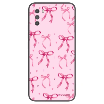 Picasee crna silikonska maskica za Xiaomi Poco M3 - Bow Aesthetic