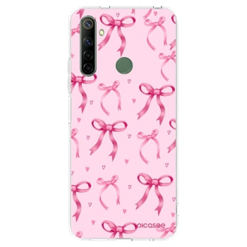 Picasee silikonska prozirna maskica za Realme 6i - Bow Aesthetic