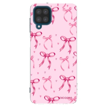 Picasee silikonska prozirna maskica za Samsung Galaxy A12 A125F - Bow Aesthetic