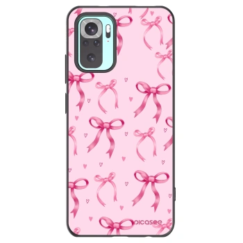 Picasee crna silikonska maskica za Xiaomi Redmi Note 10 Pro - Bow Aesthetic