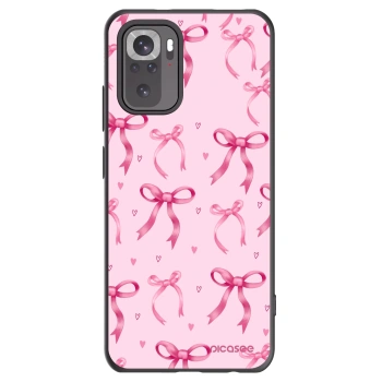 Picasee crna silikonska maskica za Xiaomi Redmi Note 10S - Bow Aesthetic