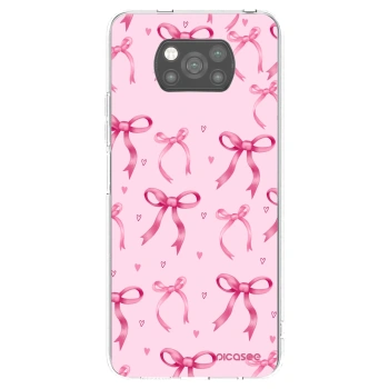 Picasee crna silikonska maskica za Xiaomi Poco X3 Pro - Bow Aesthetic