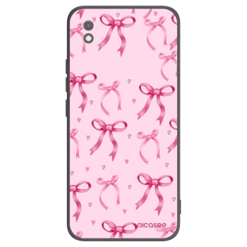 Picasee crna silikonska maskica za Xiaomi Redmi 9AT - Bow Aesthetic