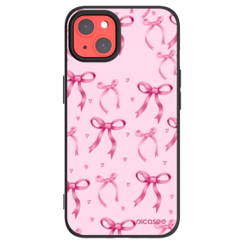 Picasee crna silikonska maskica za Apple iPhone 13 - Bow Aesthetic