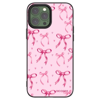 Picasee crna silikonska maskica za Apple iPhone 13 Pro Max - Bow Aesthetic