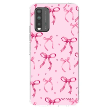 Picasee crna silikonska maskica za Xiaomi Redmi 9T - Bow Aesthetic