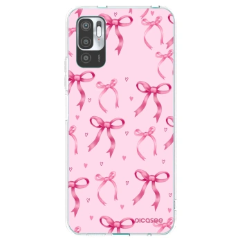 Picasee silikonska prozirna maskica za Xiaomi Redmi Note 10 5G - Bow Aesthetic