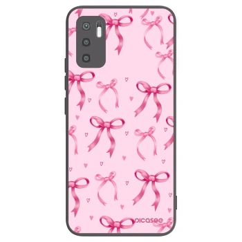 Picasee crna silikonska maskica za Xiaomi Redmi Note 10 5G - Bow Aesthetic