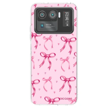 Picasee silikonska prozirna maskica za Xiaomi Mi 11 Ultra - Bow Aesthetic
