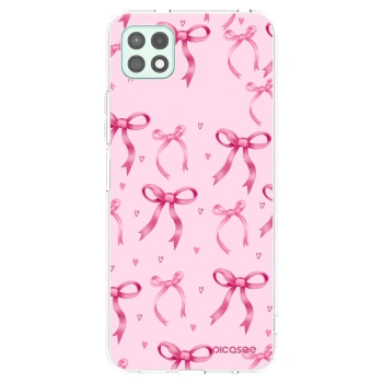 Picasee silikonska prozirna maskica za Samsung Galaxy A22 A226B 5G - Bow Aesthetic