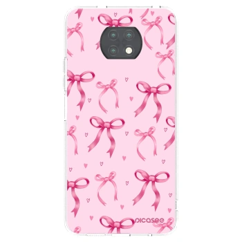 Picasee silikonska prozirna maskica za Xiaomi Redmi Note 9T - Bow Aesthetic