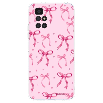 Picasee silikonska prozirna maskica za Xiaomi Redmi 10 - Bow Aesthetic