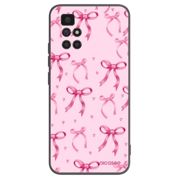 Picasee crna silikonska maskica za Xiaomi Redmi 10 - Bow Aesthetic