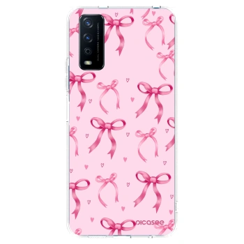 Picasee silikonska prozirna maskica za Vivo Y11s - Bow Aesthetic