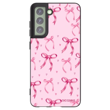 Picasee crna silikonska maskica za Samsung Galaxy S21 FE 5G - Bow Aesthetic