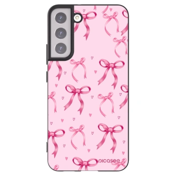 Picasee crna silikonska maskica za Samsung Galaxy S22+ 5G - Bow Aesthetic