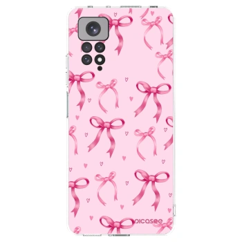 Picasee silikonska prozirna maskica za Xiaomi Redmi Note 11 - Bow Aesthetic