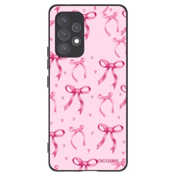 Picasee crna silikonska maskica za Samsung Galaxy A53 5G A536 - Bow Aesthetic
