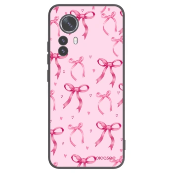 Picasee crna silikonska maskica za Xiaomi 12 Pro - Bow Aesthetic
