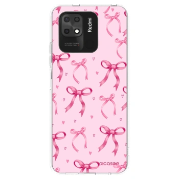 Picasee silikonska prozirna maskica za Xiaomi Redmi 10C - Bow Aesthetic