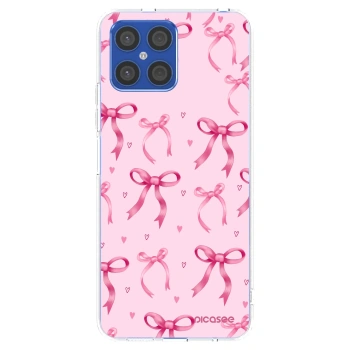 Picasee silikonska prozirna maskica za Honor X8 4G - Bow Aesthetic