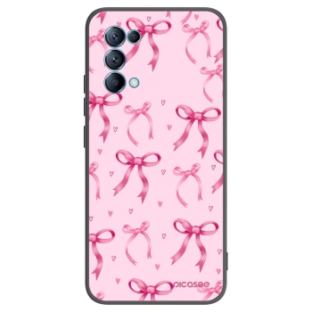 Picasee crna silikonska maskica za OPPO Reno 5 5G - Bow Aesthetic