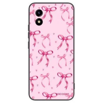 Picasee crna silikonska maskica za Vivo Y01 - Bow Aesthetic