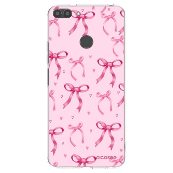Picasee silikonska prozirna maskica za Huawei P Smart - Bow Aesthetic