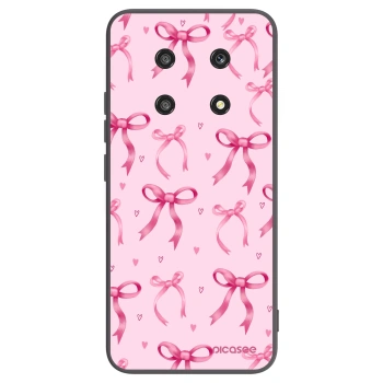 Picasee crna silikonska maskica za Honor Magic4 Lite 5G - Bow Aesthetic