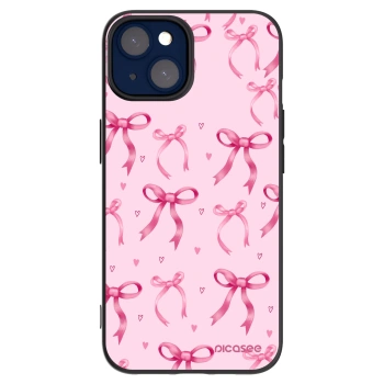 Picasee crna silikonska maskica za Apple iPhone 14 - Bow Aesthetic