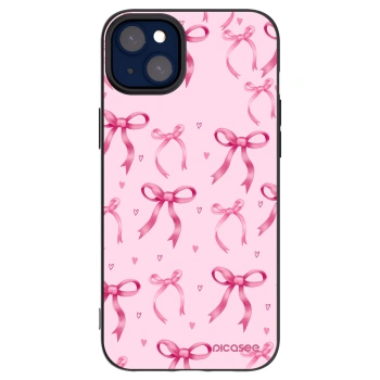 Picasee crna silikonska maskica za Apple iPhone 14 Plus - Bow Aesthetic
