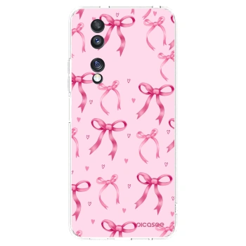 Picasee silikonska prozirna maskica za Honor 70 - Bow Aesthetic