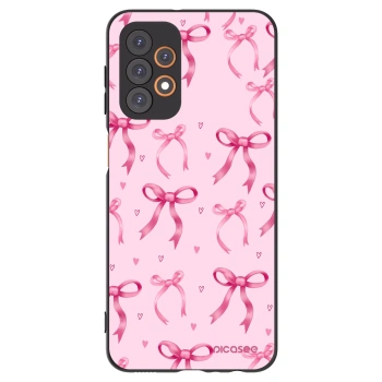 Picasee crna silikonska maskica za Samsung Galaxy A23 A236B 5G - Bow Aesthetic