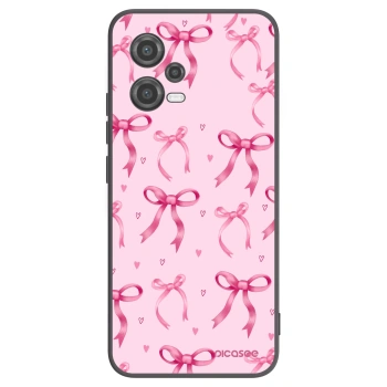 Picasee crna silikonska maskica za Xiaomi Poco X5 - Bow Aesthetic
