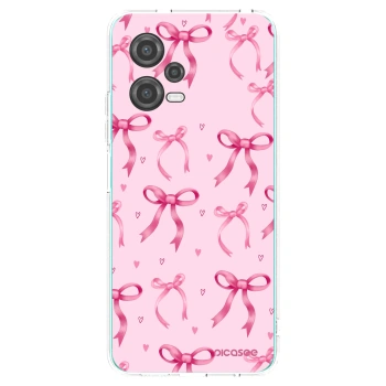 Picasee silikonska prozirna maskica za Xiaomi Poco X5 - Bow Aesthetic