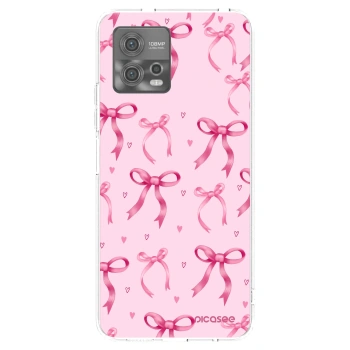 Picasee silikonska prozirna maskica za Motorola Moto G72 - Bow Aesthetic