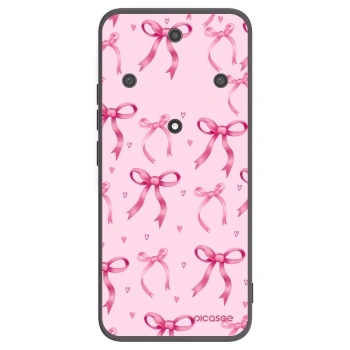 Picasee crna silikonska maskica za Honor Magic5 Lite 5G - Bow Aesthetic